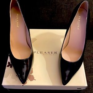 Pleaser Super Sexy Hot 5” stilettos 👠 Amuse pumps Us 13 black patent BNIB